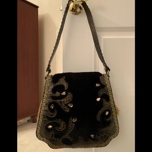 NWOT Braccialini Leather Handbag Made in Florence Italy